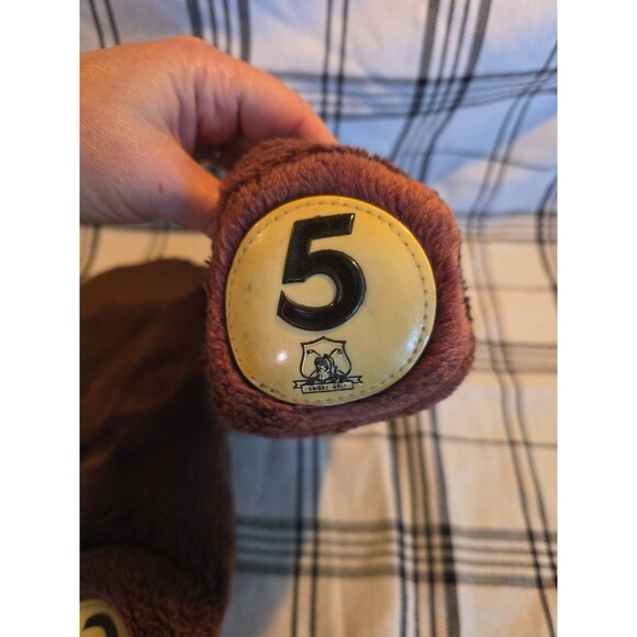 Knight Golf Head Covers Brown Plush Fuzzy 5 and 3 - Picture 3 of 6